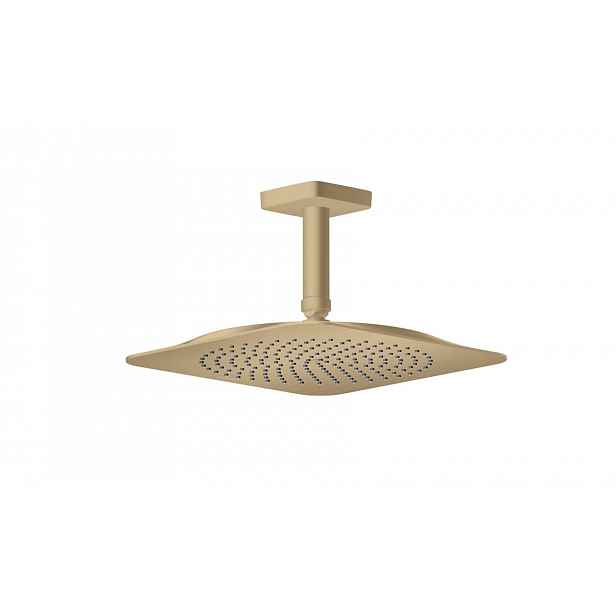 Axor Citterio C - Hlavová sprcha 27x27 cm, EcoSmart, kartáčovaný bronz 28793140