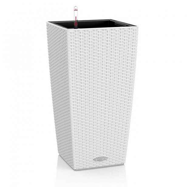 Květináč CUBICO Cottage komplet set 30cm bílá