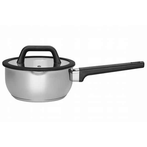 Rendlík Stříbrný Z Nerezové Oceli S Víkem A Úchytem Průměr 16 CM 1.4 L