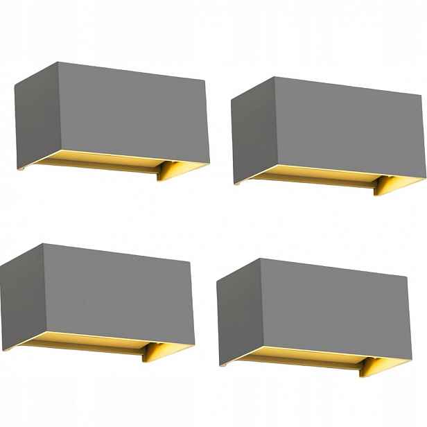 Venkovní Nástěnná Lampa Led Osvětlení IP65K Kingwen Sada 4KS