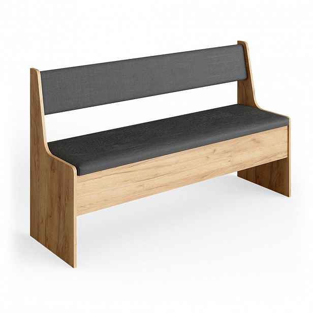 Vicco LAVICE DO JÍDELNY DO ROHU Roman Zlatý mocný dub 136.6 x 41.5 cm