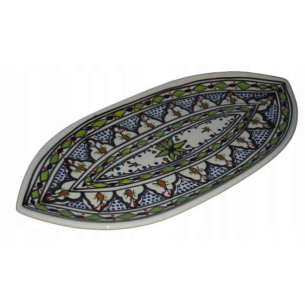 Gruzie Chaczapuri Pide Pizza Turecká Pizza Velký Krásný Talíř 43 cm