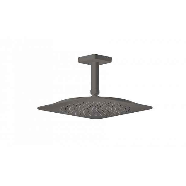 Axor Citterio C - Hlavová sprcha 27x27 cm, kartáčovaný černý chrom 28792340