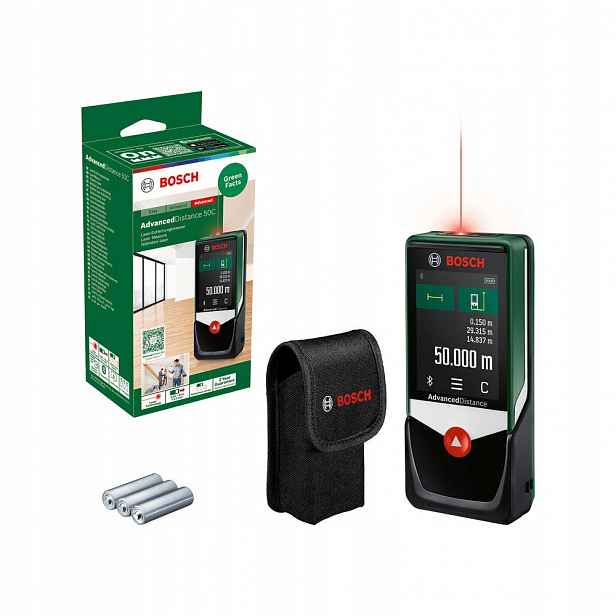Bosch 0603672202 Digitální Laserový Dálkoměr Advanced Distance 50C 0,05-50 m