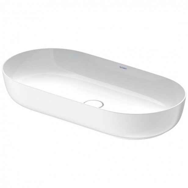 Duravit Luv - Umyvadlo na desku, 80x40 cm, bez přepadu, bílá/matná bílá 0379802600