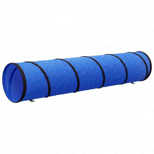 vidaXL Psí tunel modrý Ø 40 x 200 cm polyester