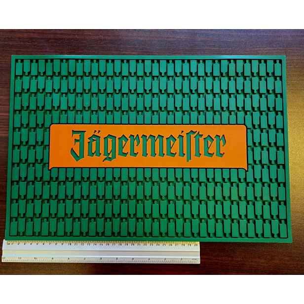 Jagermeister Barová Podložka Odkapávač Guma Jelen Lovec Unikát Zelená