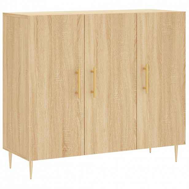 vidaXL Příborník dub sonoma 90 x 34 x 80 cm kompozitní dřevo
