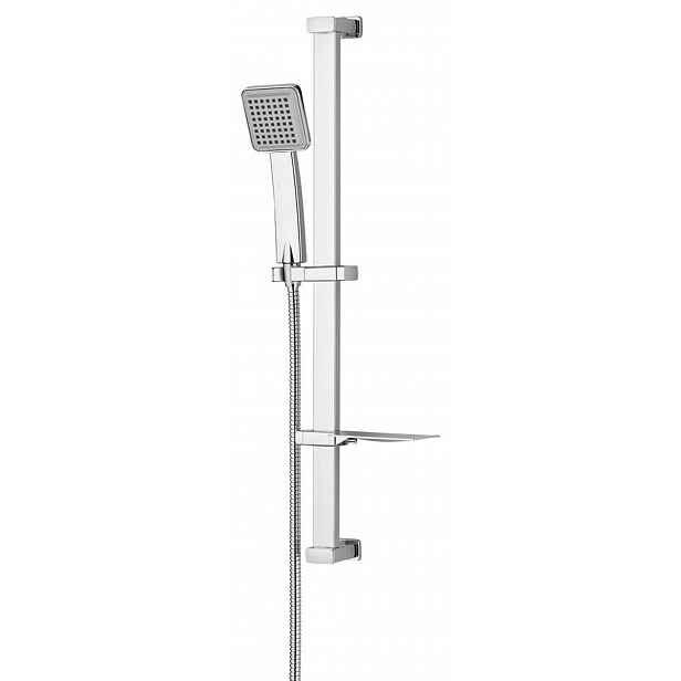 Aqualine Naja - Set sprchové hlavice, tyče a hadice, chrom 11546