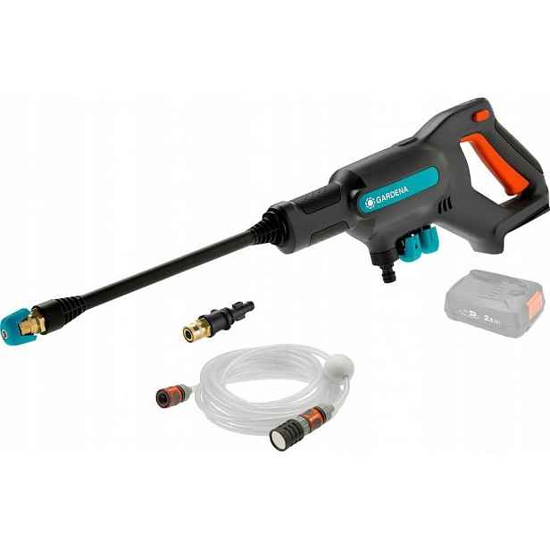 Gardena Aquaclean 24/18V Akumulátorová Myčka 24 Barů, 3 Režimy