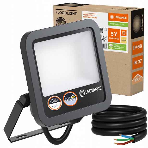 Led reflektorová lampa 69W 3000K Vodotěsná Venkovní Ledvance Floodlight