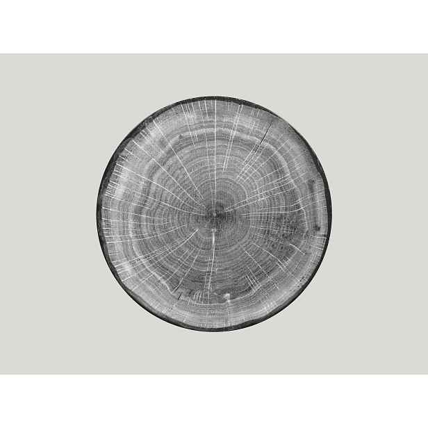 Porcelana Rak Woodart talíř plochý šedý 29 cm
