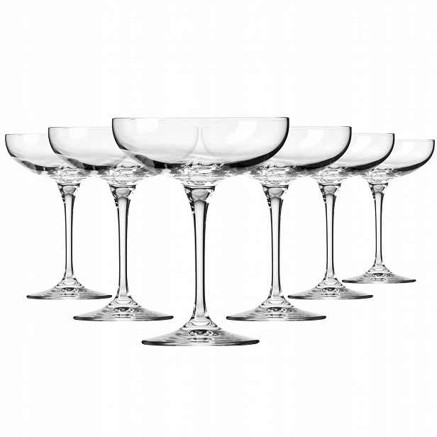 Skleničky na koktejly martini Krosno Coupette sada 240 ml 6 ks