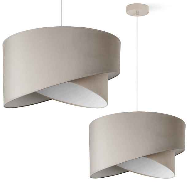 Závěsná Stropní Lustrová Lampa S Kašmírovým Stínidlem, Béžová Barva Do Ložnice