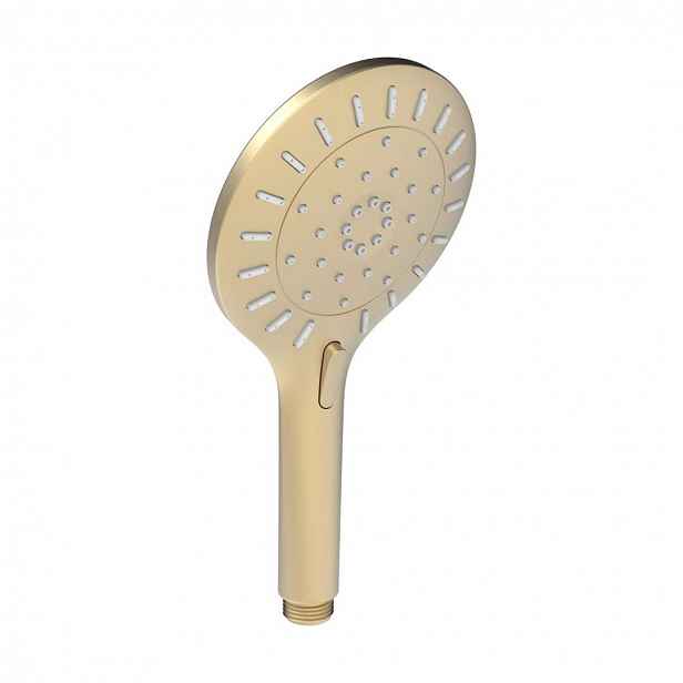 Laufen - Sprchová hlavice, 3 proudy, matná světle zlatá HF939029462000