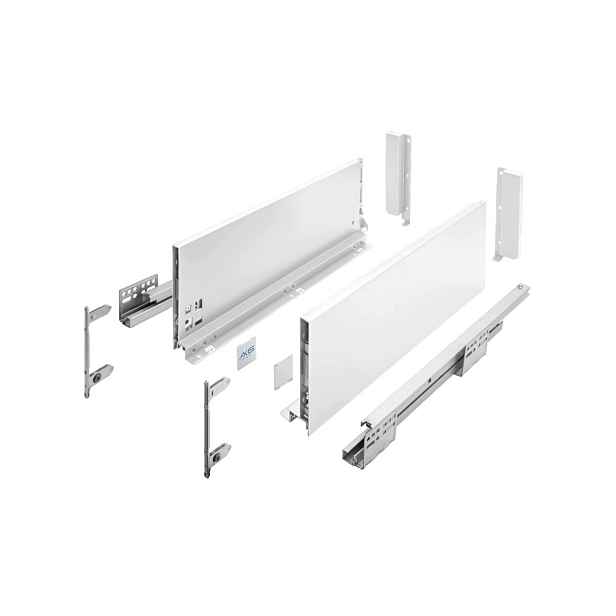 Šuplík Gtv Axis Pro 18 MM Vysoká H167/H168 L250 MM S Tlumením Dovírání Bílá