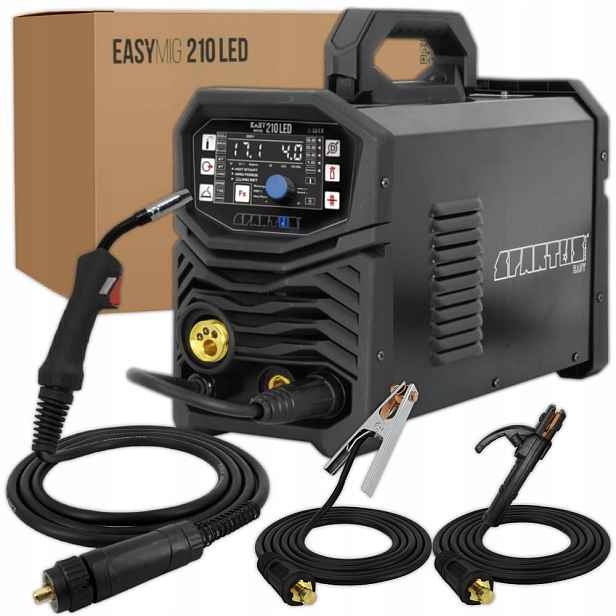 Svařovací stroj Migomat Spartus Easymig 210 Led synergie 200A Mma Tig Lift 3v1