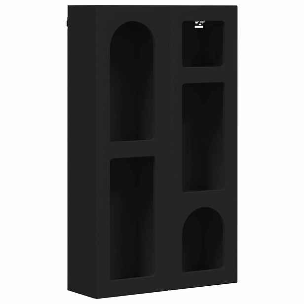 vidaXL Závěsná skříňka ELST Černá 59 x 20 x 100 cm Kompozitní dřevo