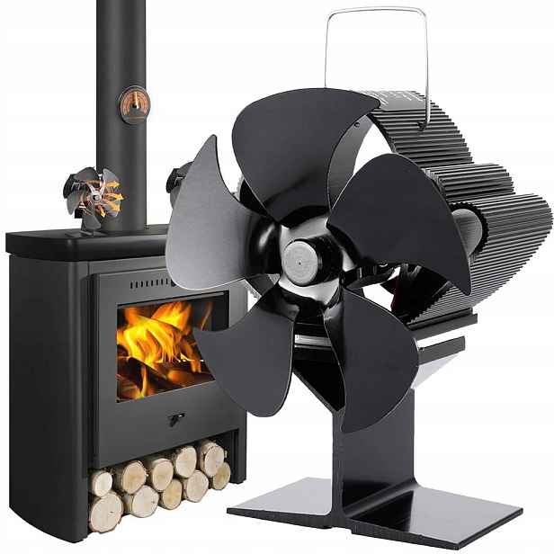 Termoelektrický Krbový Ventilátor Napájený Teplem, Krbový Ventilátor