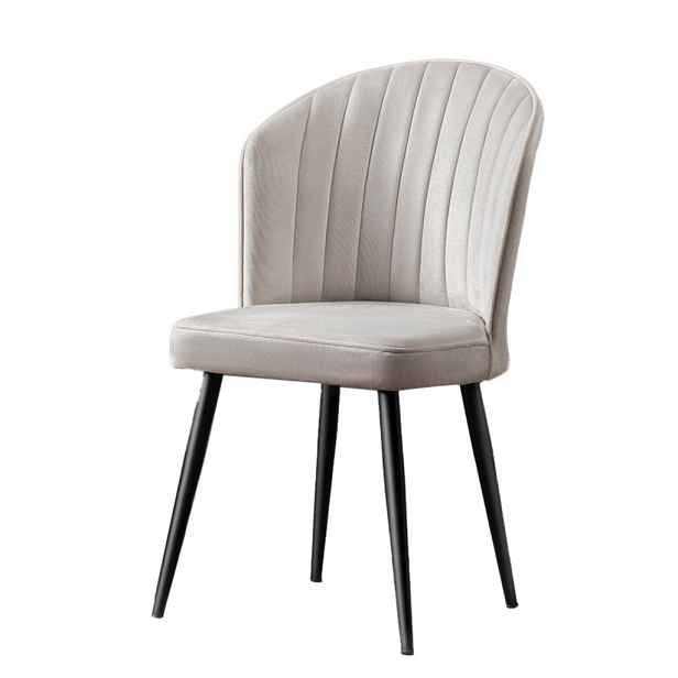 Kalune Design Sada 4 ks jídelních židlí Rubi černá/krémová