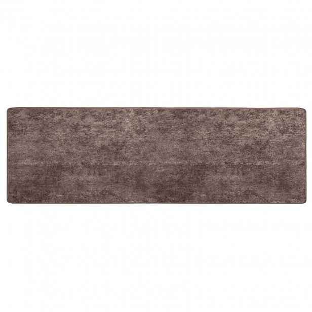 vidaXL Běhoun MARSA Šedá 100 x 350 cm Polyester a PVC