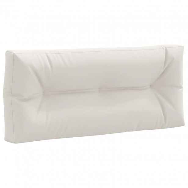 vidaXL Polštář na paletu VIANEN 100% polyester Bílá 120 x 40 x 12 cm