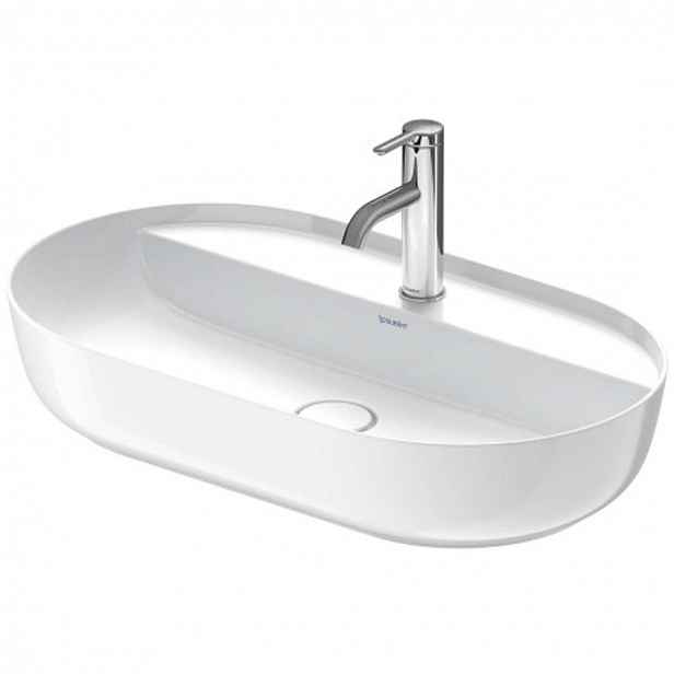 Duravit Luv - Umyvadlo na desku, 70x40 cm, bez přepadu, s otvorem pro baterii, bílá 0380700000