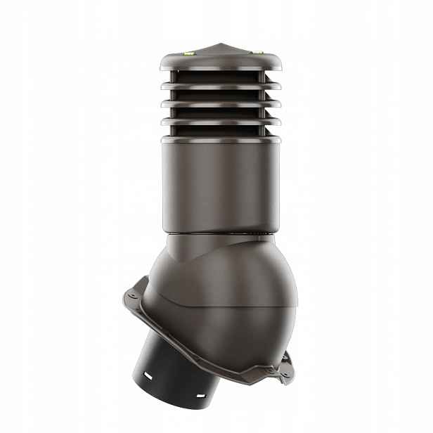 Větrací komín Smartline profil T18 fi 150 mm, zateplený, tmavě hnědý