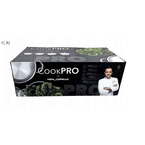 Florina Cookpro Sada hrnců Z Nerezové oceli, 8 dílů 460