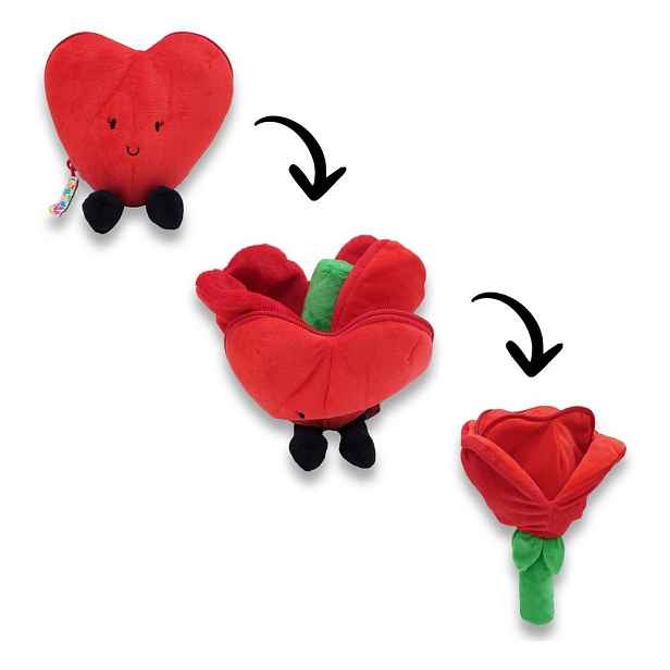 Plyšová hračka Flipetz 2in1 Heart – Les Deglingos