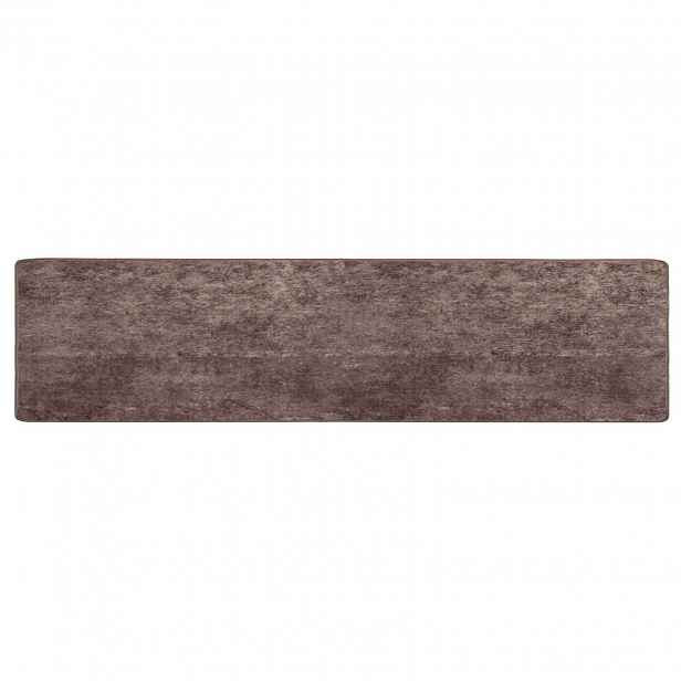 vidaXL Běhoun MARSA Šedá 100 x 450 cm Polyester a PVC