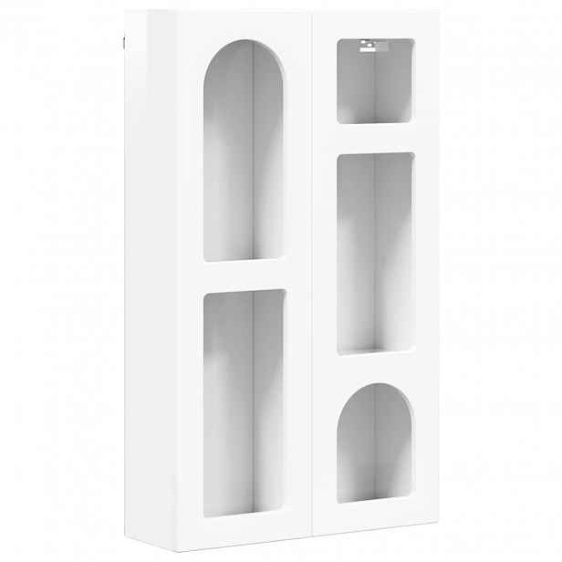 vidaXL Závěsná skříňka ELST Bílá s vysokým leskem 59 x 20 x 100 cm