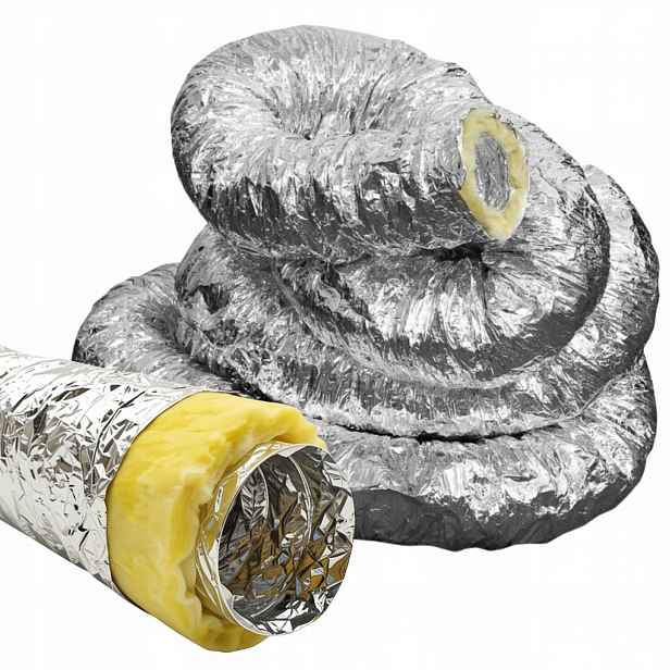 Izolovaný elastický kabel FI100 pro ventilaci Trubka Termoflex spiro 10M