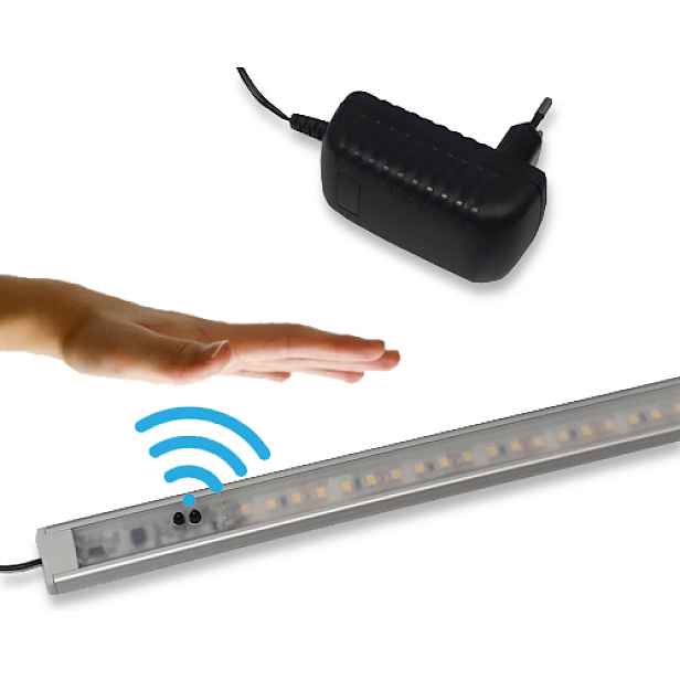 Led podskříňková lampa 8W Lišta 80 cm Bezdotyková