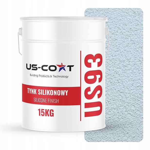 Silikonová Omítka Bílá Zlomená Do Modré F111 15 Kg Beránek Granulace 2.0 mm