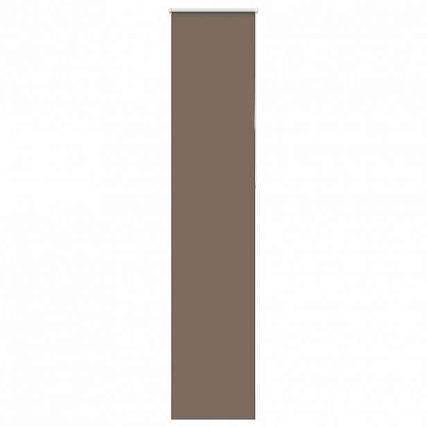 vidaXL Roleta zatemňovací Káva 50x210 cm Šířka látky 45,7 cm Polyester