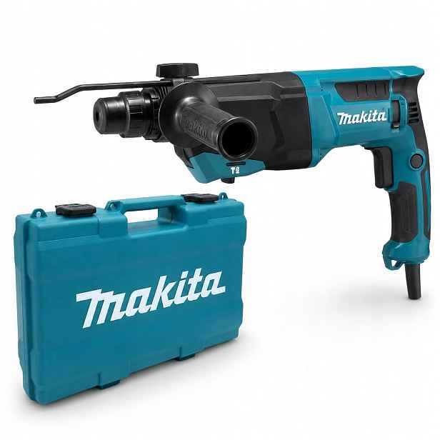 Vrtací kladivo Makita HR2670 Sds+ 800 W 3,0 J kování kufr