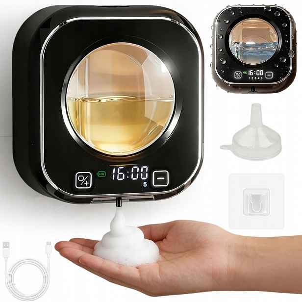 Dávkovač Na Pěnové Mýdlo Bezdotykový, Automatická Stěna 320 ML Se Senzorem