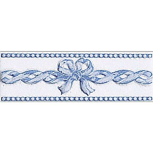 Listela Fineza Ricordi bleu 7x20 cm lesk RICLIFIA