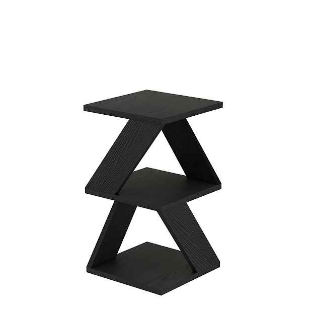 Odkládací stolek Albeni Black Wooden