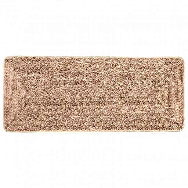 vidaXL Běhoun MARSA Žlutá 50 x 100 cm Polyester a PVC