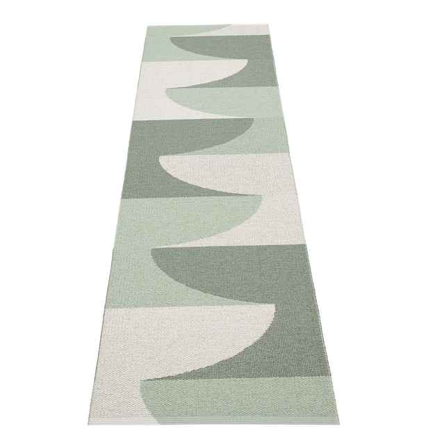 Zelený vnitřní a venkovní běhoun 70x270 cm Hill Army Misty Mint – Pappelina