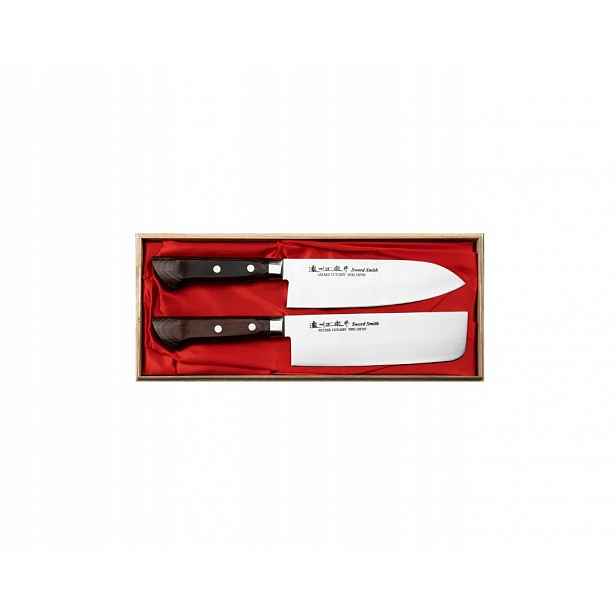 Satake Unique Shirogami#2 Sada Nůž Santoku Nakiri Návod