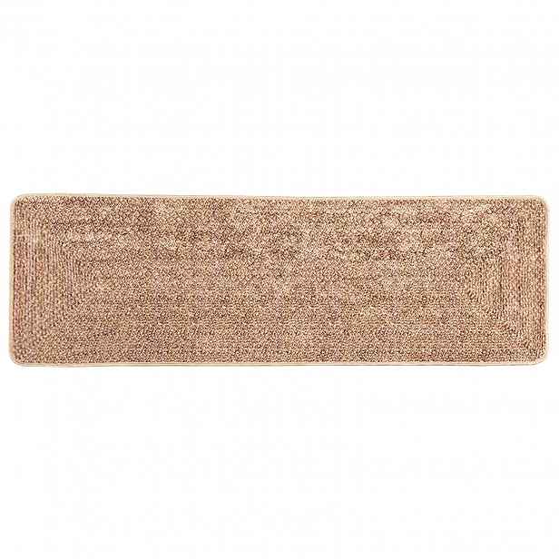 vidaXL Běhoun MARSA Žlutá 50 x 150 cm Polyester a PVC