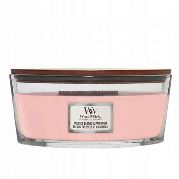WoodWick svíčka Pressed Blooms & Patchouli 453,6 g Elipsa