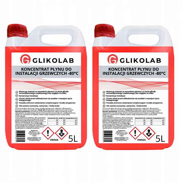 Koncentrát Topných Systémů Glykol -80°C (2X5 L) 10 L