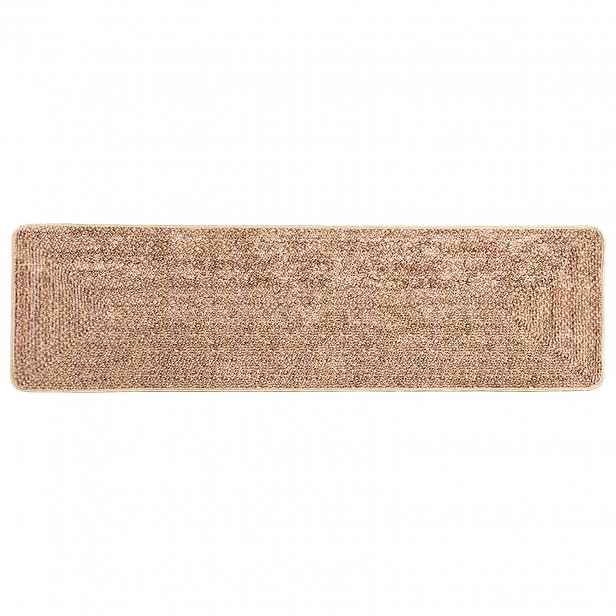 vidaXL Běhoun MARSA Žlutá 50 x 200 cm Polyester a PVC