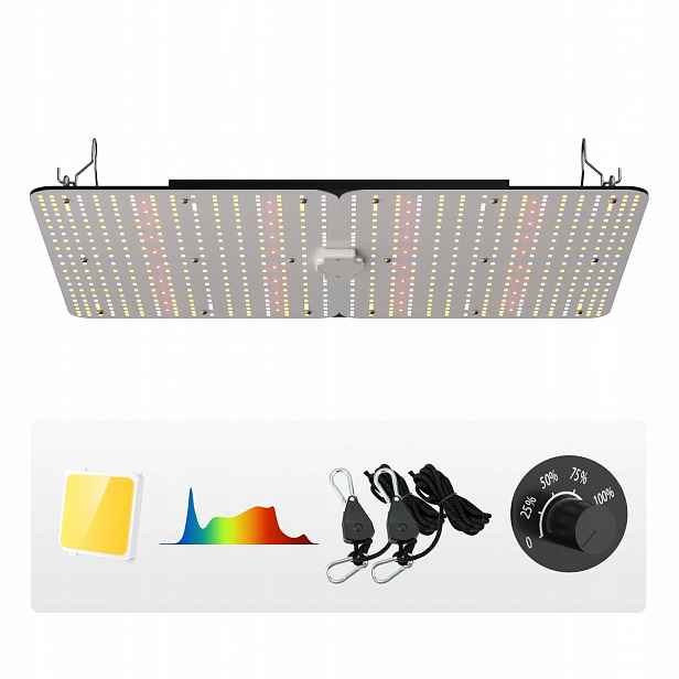 Lampa pro růst pěstování rostlin Led panel 300W