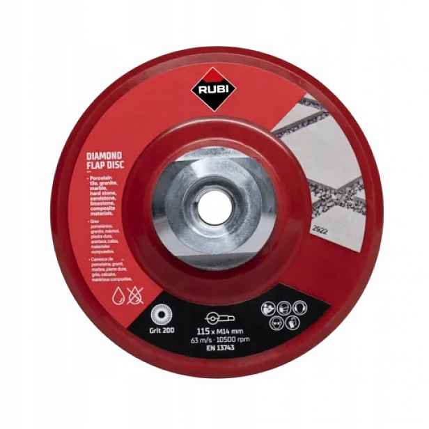 Pružný Kotouč Flap Disc 200 115 MM Přesný 32931 Rubi