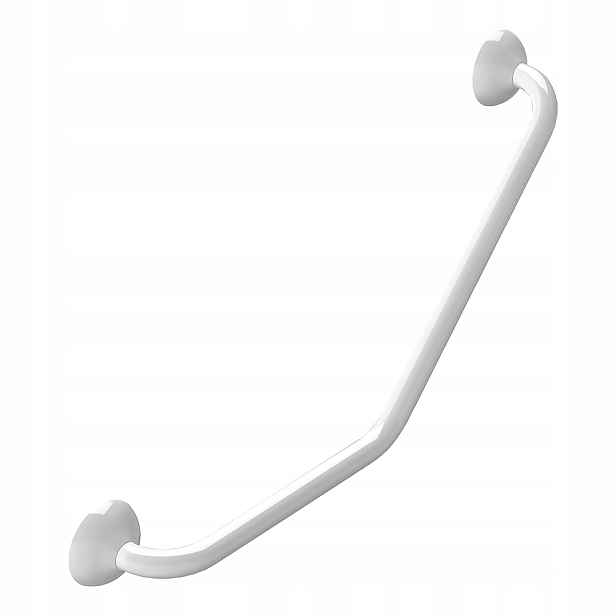 Spirella madlo do koupelny Eco, úhlové, bílé, ocel, 71 cm